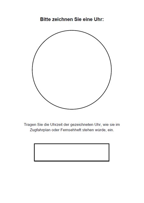 Damit können kreislaufbeschwerden abgeklärt werden, die mit einem plötzlichen blutdruckabfall einhergehen, wie. Mini-Mental-Status-Test (MMST) und Uhrentest | medbericht