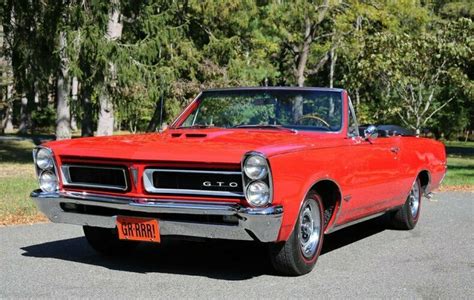1965 Gto Convertible Factory 389 Tri Power 37k Actual Miles For Sale