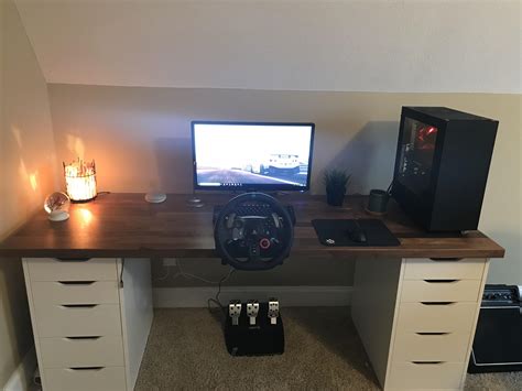 A Karlby Desk On 2 Alex Drawers And A Bucket Load Of Fun Ikeahacks