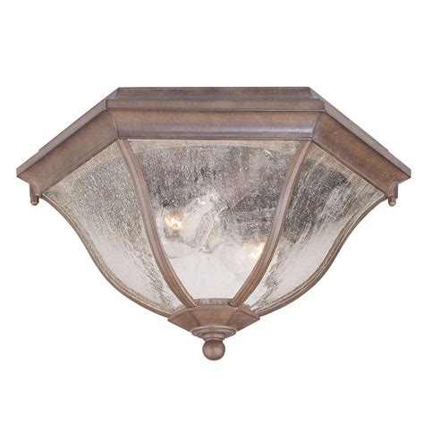 Put the final touches on your space with a bronze ceiling light. Acclaim Lighting 2-Light Architectural Bronze Flush Mount ...