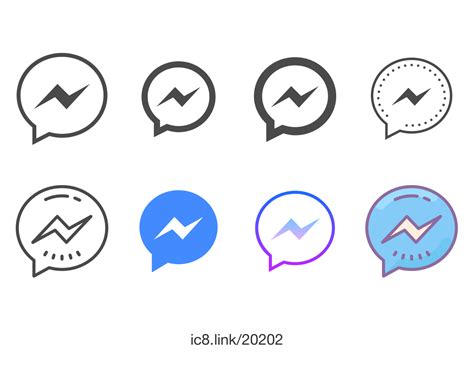 Icon Facebook Messenger 118521 Free Icons Library