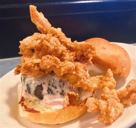 New And Noteworthy Clam Burger At The Roadhouse