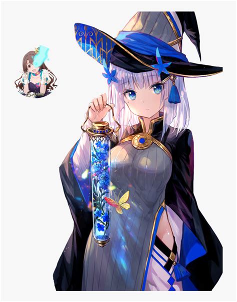 Anime Wizard Png Vector Free Library Cute Wizard Girl Anime