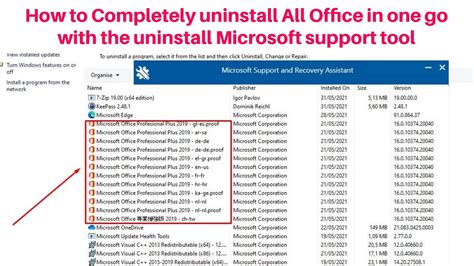 How To Completely Uninstall Office With The Uninstall Microsoft Support