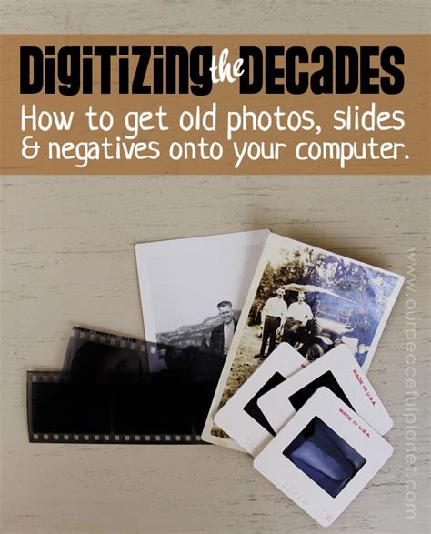 Digitizing Decades How To Get Old Photos Slides And Negatives Onto