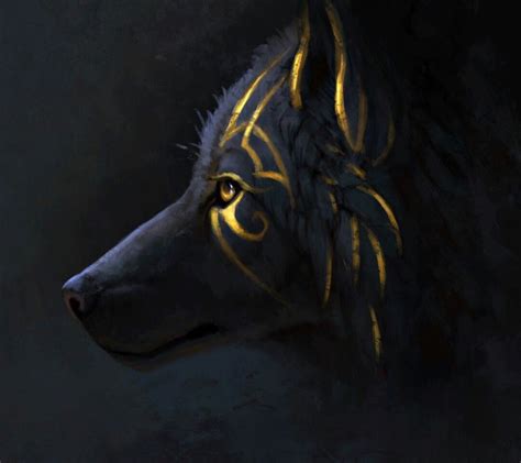 Meet The Guardian Wolf Anime Wolf Fantasy Wolf Wolf Art
