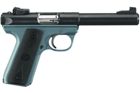 Ruger 2245 Mark Iii 22lr Target Blue Titanium Rimfire Pistol