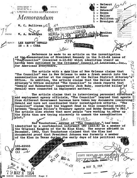 The Latest Revelations From The Jfk Assassination Records Washington Post