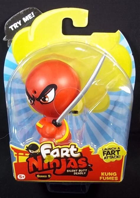Fart Ninjas Series 5 Kung Fumes Motion Activated Silent Butt Deadly New