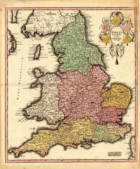 Map Of Old England