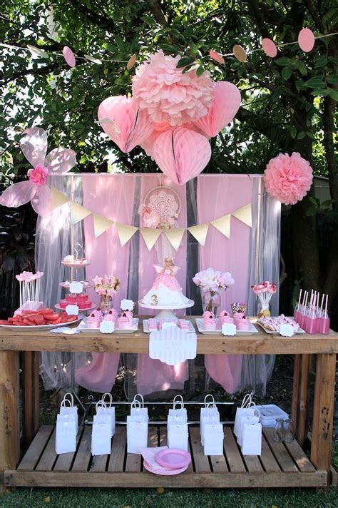 Pink Fairy Themed Birthday Party Full Of Really Cute Ideas The Sweet