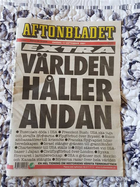 Aftonbladet Fr N Den September Om Attac K P P