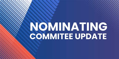 nominating committee update the in vitro report