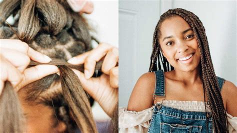 Box Braids Step By Step How To Grip The Roots Box Braids Detailed
