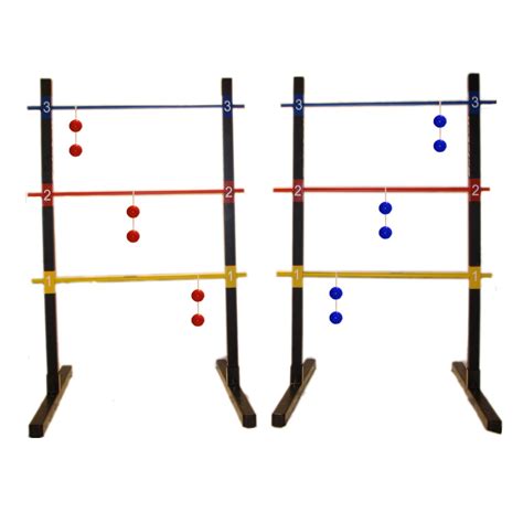 Bolaball Wooden Ladder Golf Game Set Ladderball Indoor Or Outdoor With