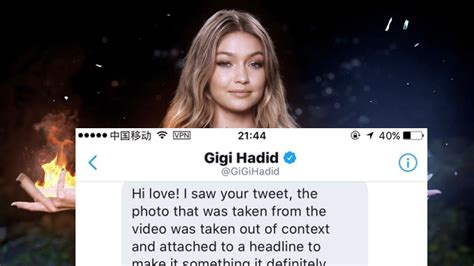 Gigi Hadid Addresses Racist Instagram Video Towards Asians In Private