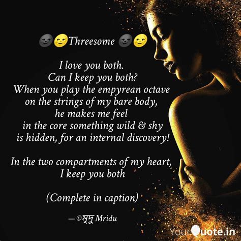 🌚🌝threesome 🌚🌝 I Lov Quotes And Writings By Mridusmita Sonowal Yourquote