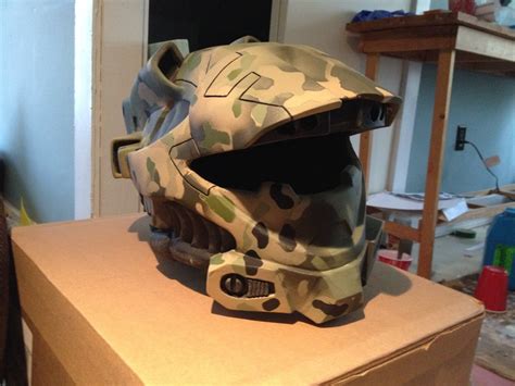 Halo Recon Custom Helmet Complete Painted In By Lunaarmorworks