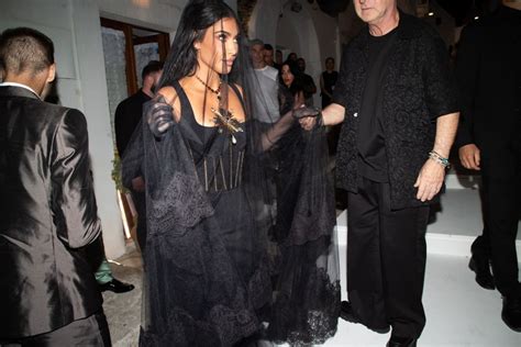Kim Kardashian And Kris Jenner At Dolce And Gabbanas Alta Moda