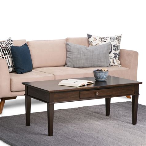 Mayline sterling™ series coffee table features a perfect blend of prestige appeal and excellent performance. WyndenHall Sterling SOLID WOOD 44 inch Wide Rectangle ...