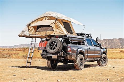Lifted Toyota Tacoma Roof Top Tent Arb Overland Truck Tent