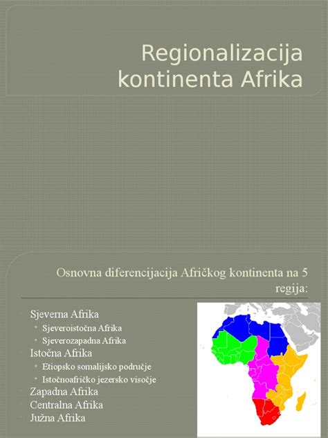 Regionalizacija Afrike Pdf