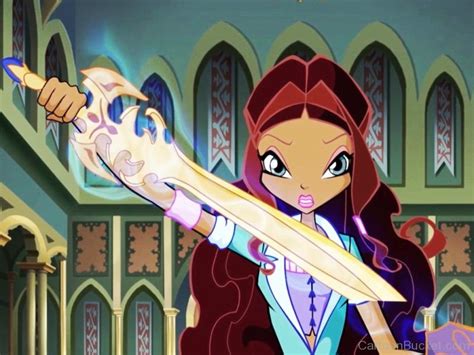 Princess Aisha Holding Sword