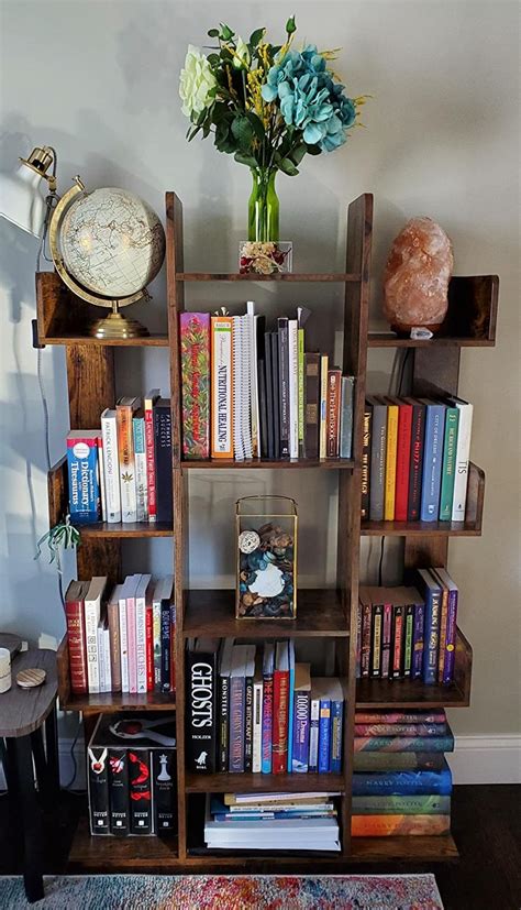 Industrial Tree Bookshelf Tree Shaped Bookcase Handmade Etsy