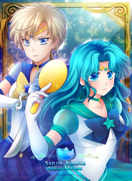 Ten Ou Haruka Kaiou Michiru Sailor Uranus Sailor Neptune Super Sailor Uranus And More