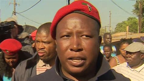 Julius Malema Connects With Voters In South Africa Townships