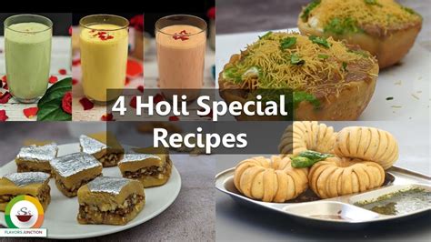 Holi Special Sweets And Snacks Easy Holi Festival Recipes Holi