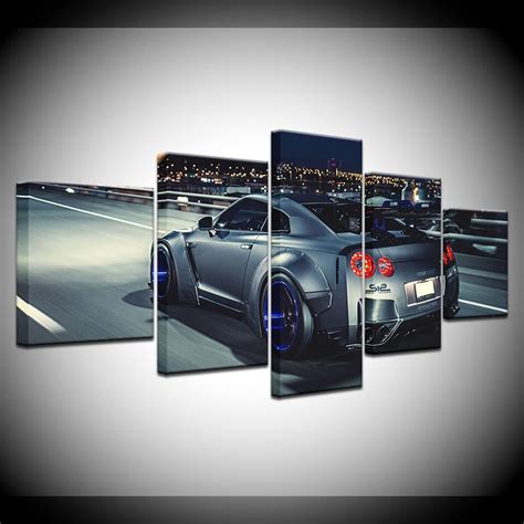 Pieces Nissan Skyline Gtr Poster Canvas Hd Print Painting For Modern Decorativ Posters Prints