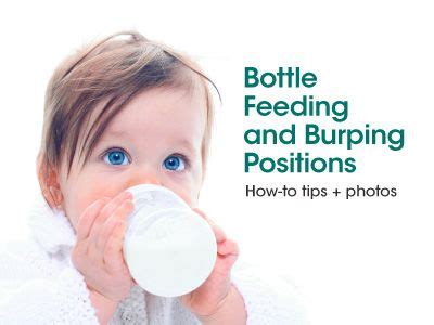 Because babies swallow so much during a feeding, it is important to burp them midway. Baby Bottle Feeding and Burping Positions | Babble | Baby ...