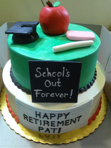 Teachers Retirement Cake By Monicakes Warren Mi Facebook
