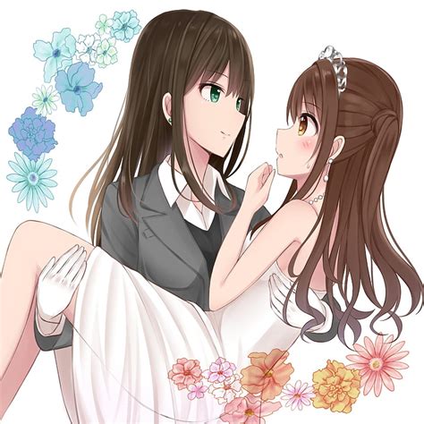 Hd Wallpaper Anime Anime Girls Shimamura Uzuki Dress Wedding Dress