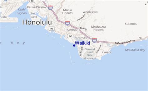Waikiki Surf Forecast And Surf Reports Haw Oahu Usa