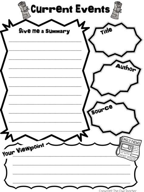 43 Current Events Worksheet Middle School Worksheet Information