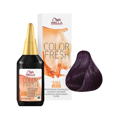 Dark Brown Intense Violet Wella Color Fresh Ml Hair Gallery