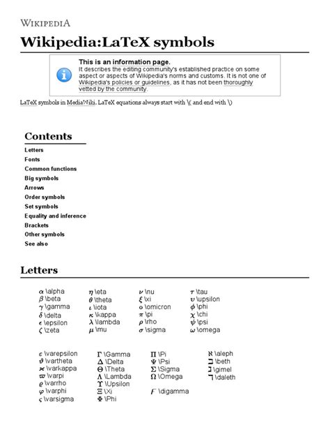 Get code examples like greek alphabet latex instantly right from your google search results with the grepper chrome extension. Wikipedia_LaTeX Symbols - Wikipedia | Greek Alphabet ...