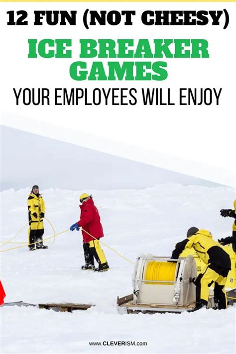 12 Fun Not Cheesy Ice Breaker Games Your Employees Will Enjoy Fun Team Building Activities
