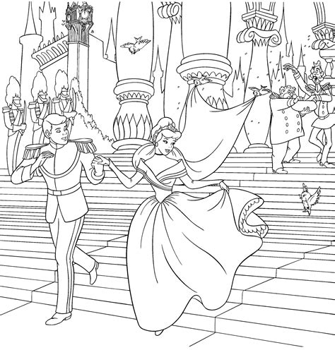 Free printable cinderella coloring pages for kids. Cinderella | Cinderella coloring pages, Princess coloring ...