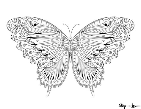 Download and print these butterfly kids coloring pages for free. Beautiful Butterfly Coloring Pages | Skip To My Lou