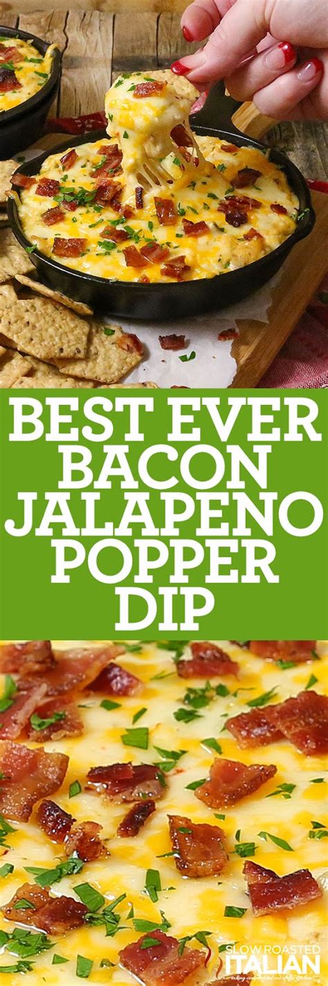 Best Ever Bacon Jalapeno Popper Dip