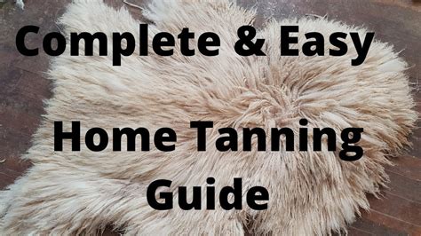 Full Animal Skin Tanning Guide Alum Tanning A Sheepskin Lambskin