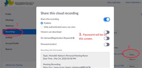 New Default Zoom Setting - Passwords to View Recordings - Employee ...