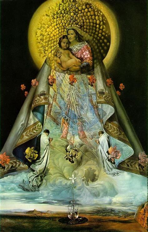 Virgin Of Guadalupe Salvador Dalis Contemporary Oil Painting For Sale