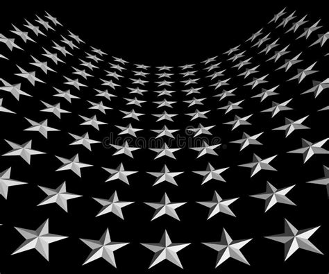 Black Background White Stars Stock Illustrations 73858 Black