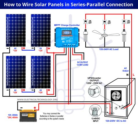 How To Wire Solar Panels In Series Parallel Configuration 12v Solar
