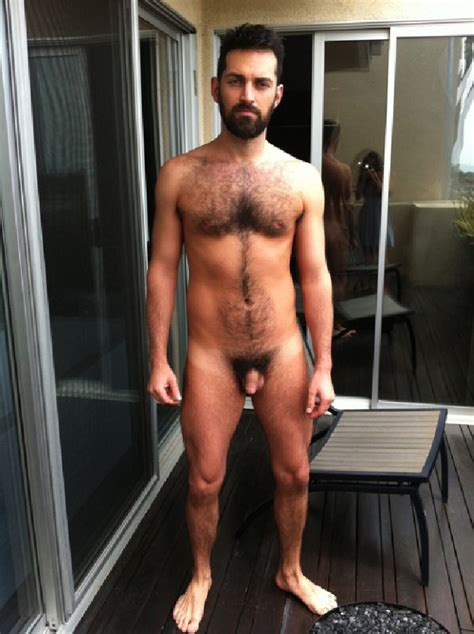 Hairy Nude Man With A Small Soft Cock Nude Selfie Men