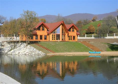 Cabin hut house nature landscape rural snow cottage forest. Artichouse | Lake House